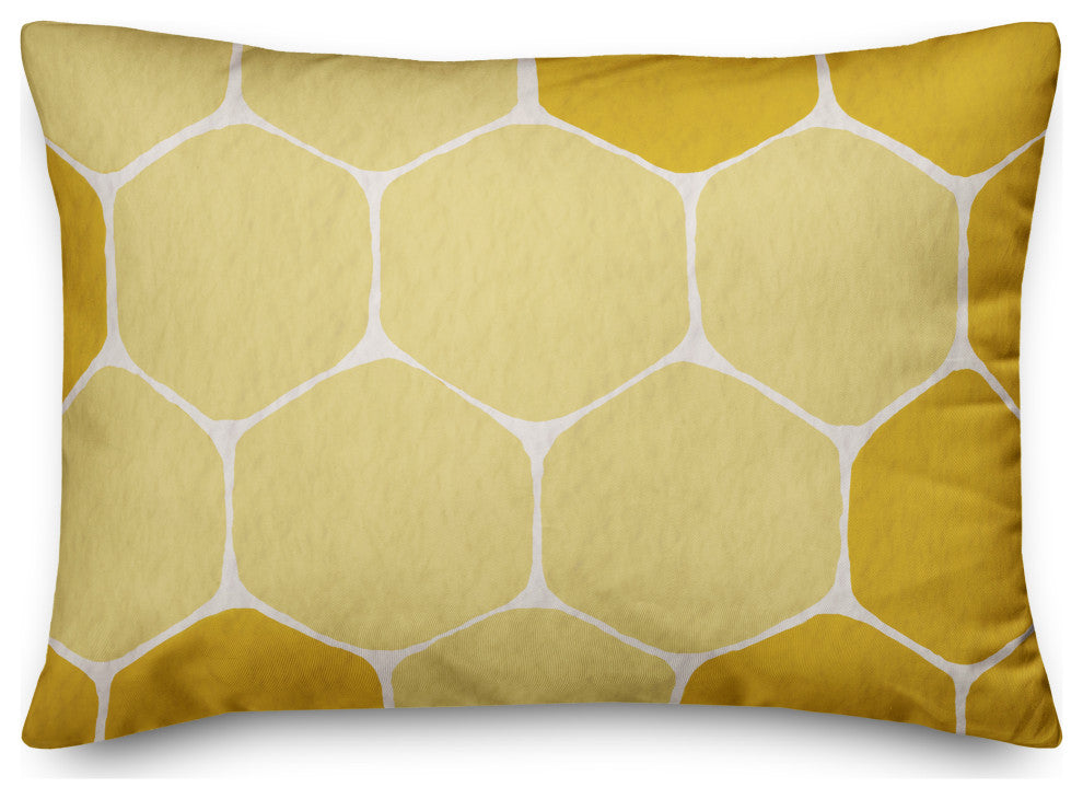 Simple Honeycomb 14x20 Spun Poly Pillow