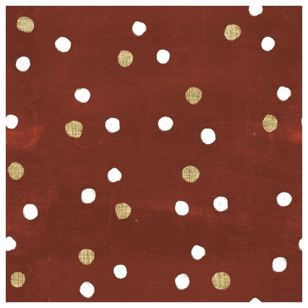 "Santas List Pattern V" Digital Paper Print by Janelle Penner, 38"x38"