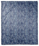 Indigo Reeds 50 x 60 Coral Fleece Blanket