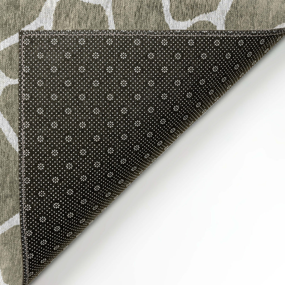 Indoor/Outdoor Mali ML4 Stone Machine Washable 8' x 10' Rug