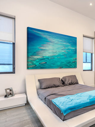 "Ocean Rocks" Painting Print on Wrapped Canvas