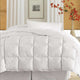233 TC Cotton Twill Cover Down Alternative Comforter White King