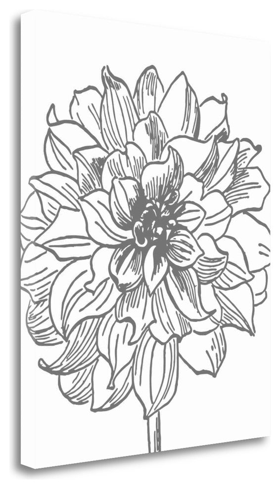 "Florette III" By Sabine Berg,Ready to Hang Giclee Print on Gallery Wrap Canvas