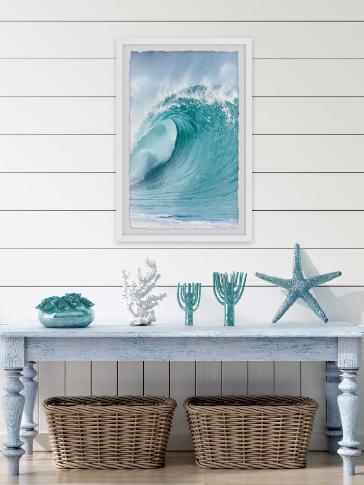 "Flow With It" Framed Painting Print, 30x45