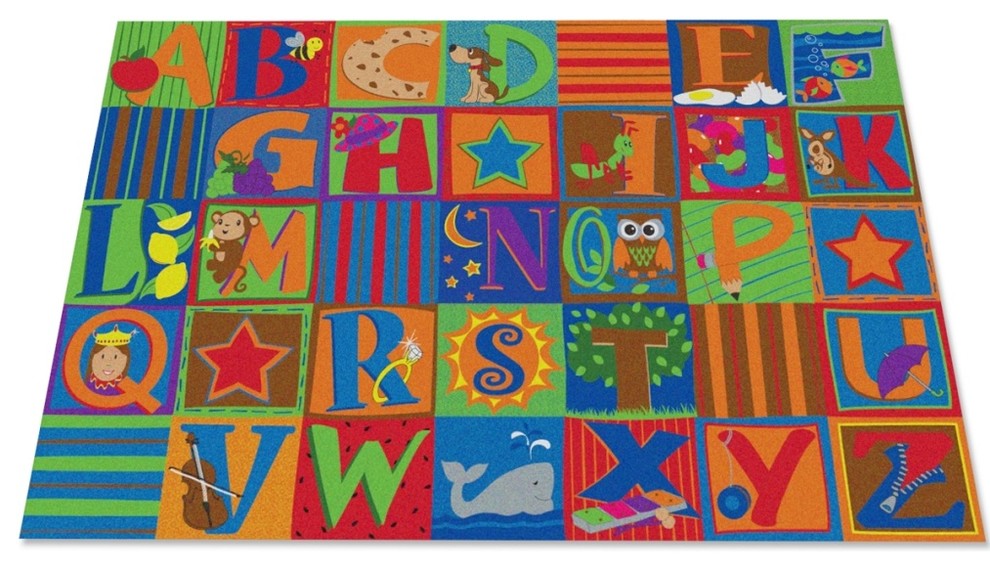 Letter Seating Rug