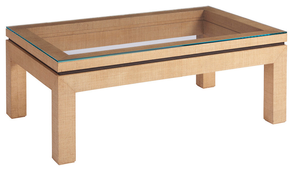 Harbor Raffia Cocktail Table