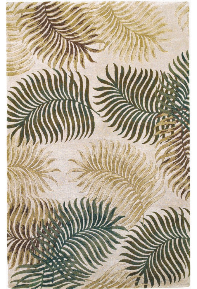 KAS Havana 2622 Natural Fern View Area Rug, 30"x50"