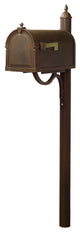 Berkshire Curbside Mailbox with Richland Mailbox Post
