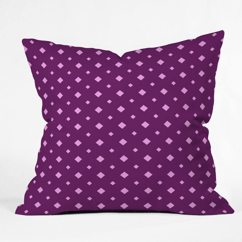 CraftBelly Twinkle Fuchsia Outdoor Throw Pillow