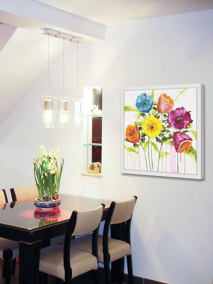 Marmont Hill, "Cheery Bloomers I" by Julie Joy Framed Painting Print, 12x12