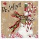 "Sweet Snowmen II" Digital Paper Print by Anne Tavoletti, 32"x32"