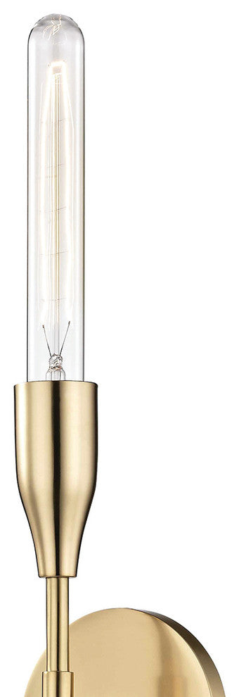 Tara Wall Sconce, Finish: Aged Brass