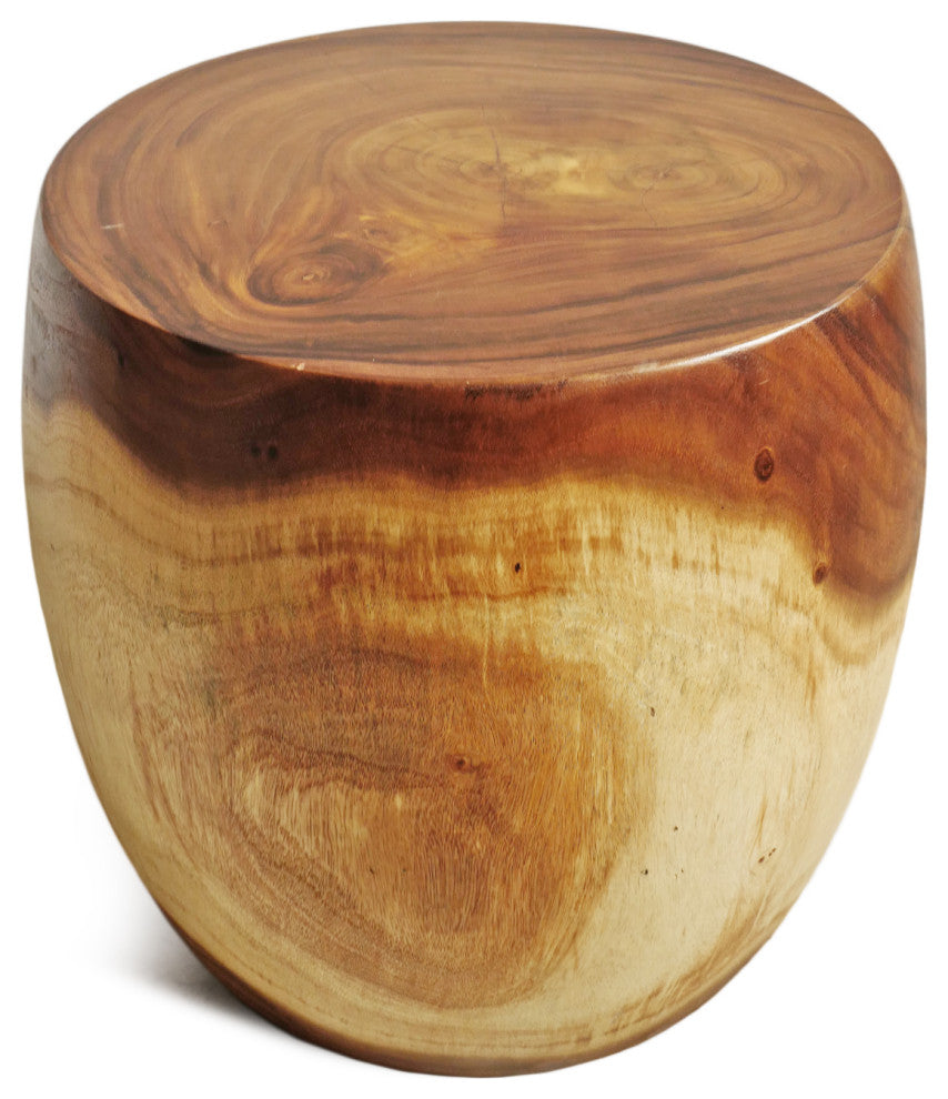 Monkey Pod Drum Stool Table 9