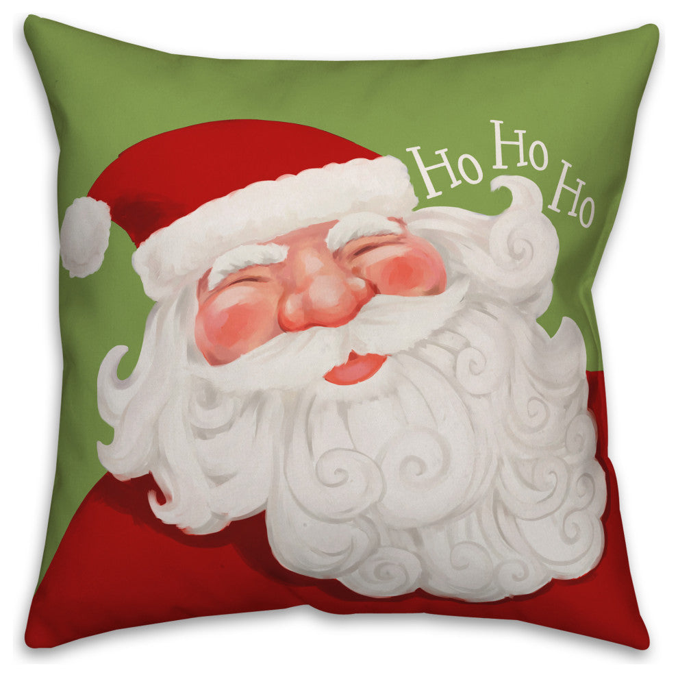 HoHoHo 16"x16" Throw Pillow