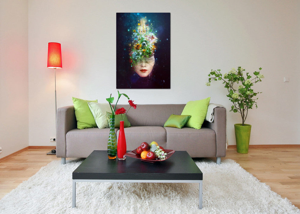 Cortesi Home "Herbal Movement" by Mario Sanchez Nevado, Giclee Canvas, 26"x40"