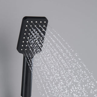 Cube 3 Settings ABS Handheld Shower Head, Matte Black