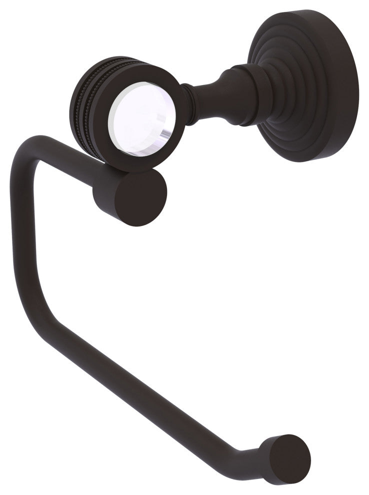 Pacific Grove Euro Style Toilet Tissue Holder with Dot Accent, Oil Rubbed Bronze