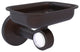 Clearview Wall Mounted Soap Dish Holder with Groovy Accents, Venetian Bronze