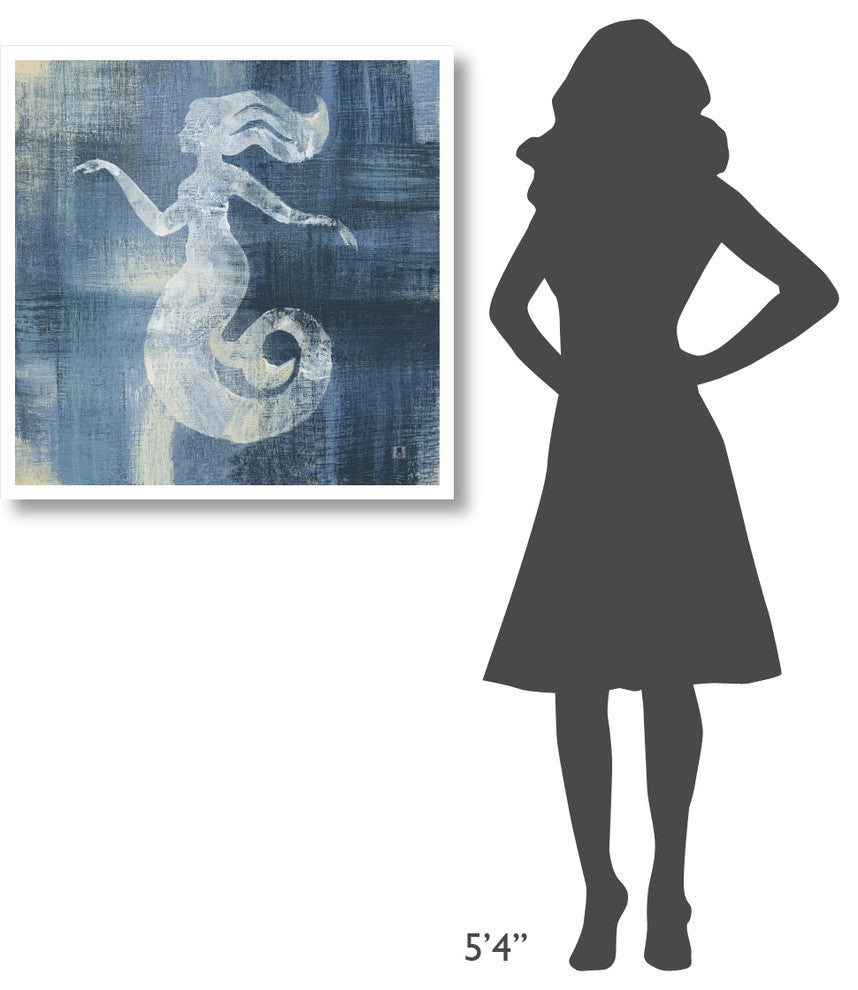 "Batik Seas IV" Digital Paper Print by Studio Mousseau, 32"x32"