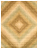 Orange Contemporary Abstract Tufetd Sands Area Rug