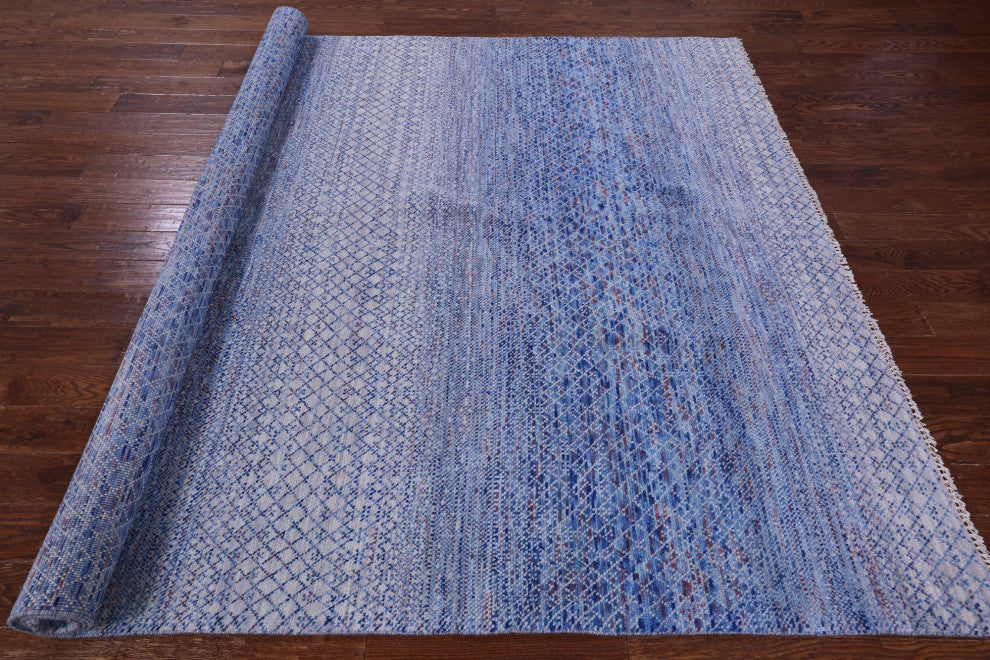 7' 10" X 10' 3" Hand Knotted Savannah Grass Wool Rug - Q13262