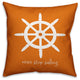 Never Stop Sailing 16x16 Spun Poly Pillow