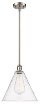 Innovations 516-1S-SN-GBC-122-LED 1 Light Pendant, Brushed Satin Nickel