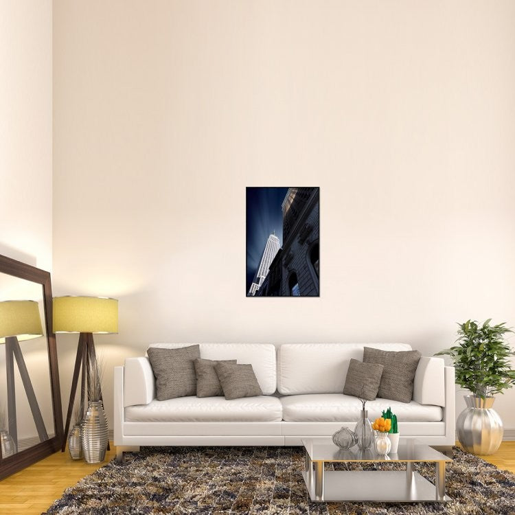 "Skyscraper" Framed Canvas Giclee by Sebastien Del Grosso, 25x37"