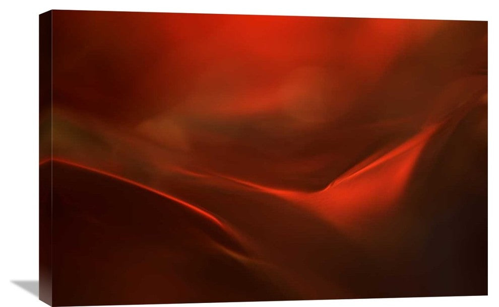 "The Red Valley" Stretched Canvas Giclee by Heidi Westum, 30"x20"