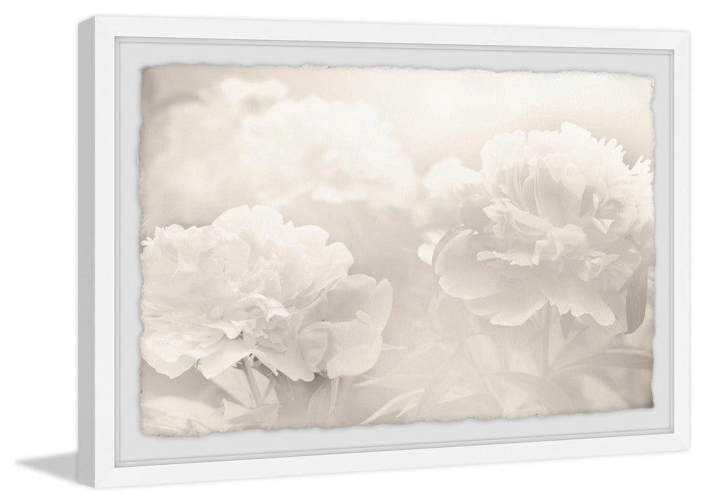 "Peony" Framed Painting Print, 18"x12"