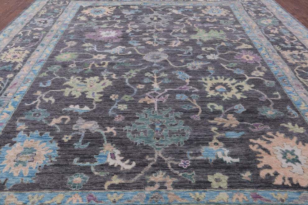 12' 0" X 15' 2" Turkish Oushak Handmade Wool Rug - Q13432