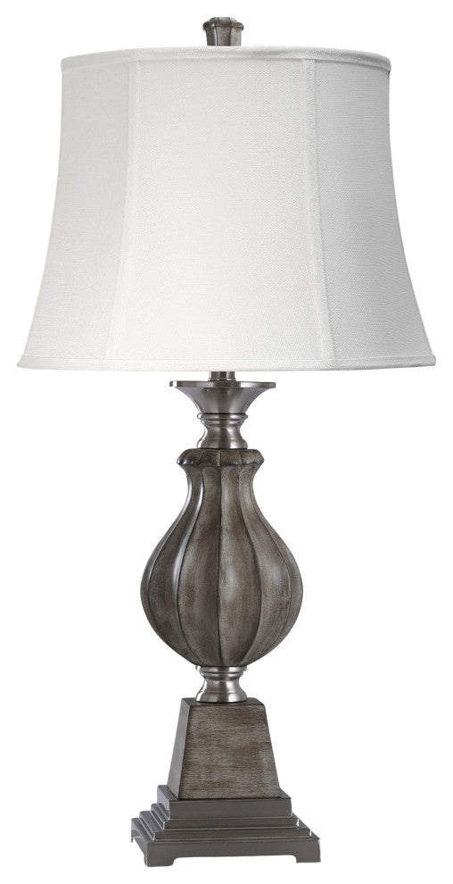 Finn Cafe, 33" Metal and Cast Body Table Lamp