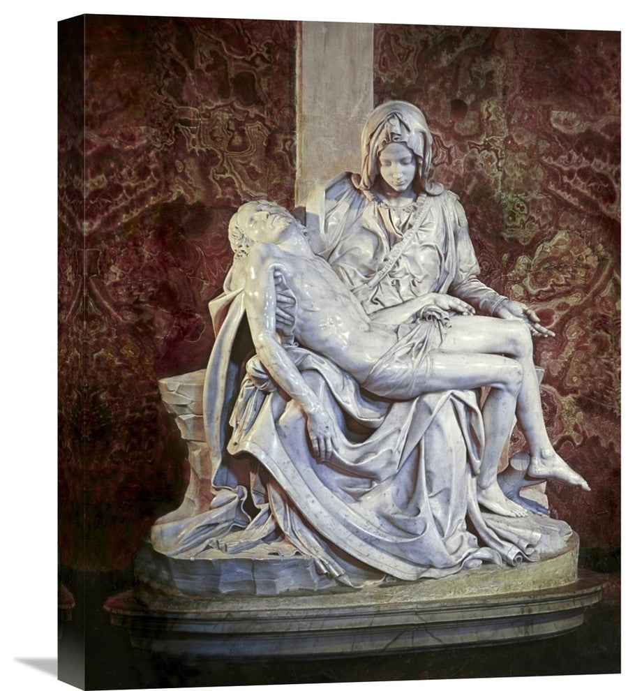 "Pieta" Stretched Canvas Giclee by Michelangelo, 18"x22"