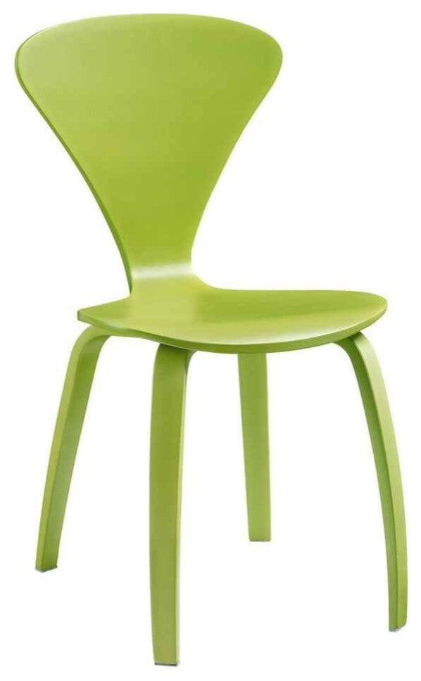 Modern Green Vortex Dining Side Chair