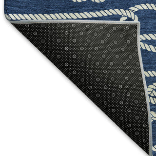 Addison Premium Washable Mayfield AMF152 Blue 1'8" x 2'6" Rug