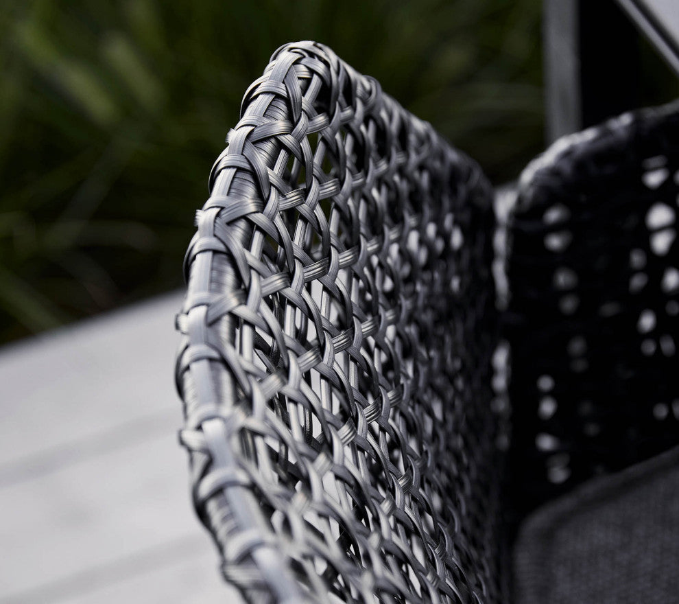 Cane-line Vibe chair, Black, Anthracite
