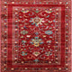 Ahgly Company Indoor Square Mid-Century Modern Area Rugs, 7' Square