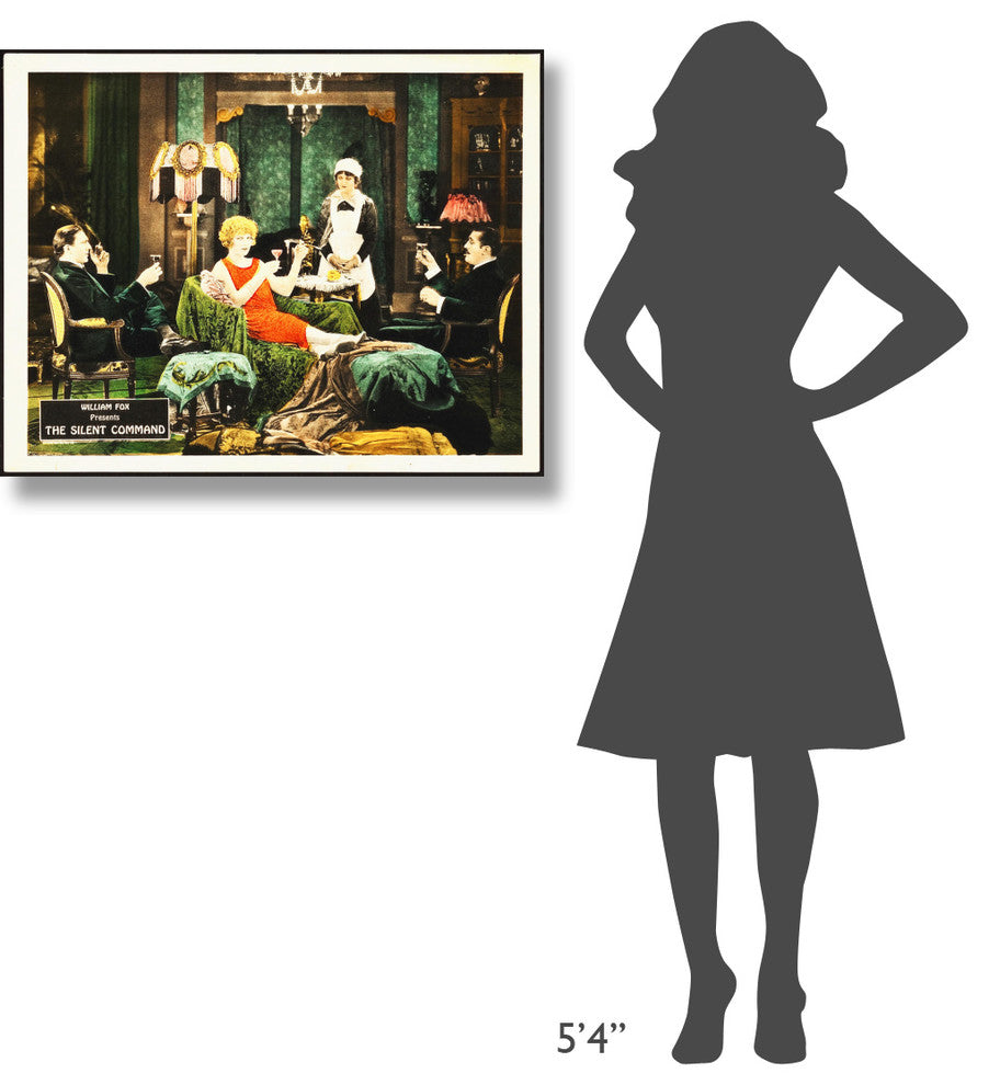"The Silent Command" Stretched Canvas Giclee by Hollywood Photo Archive, 35x28"