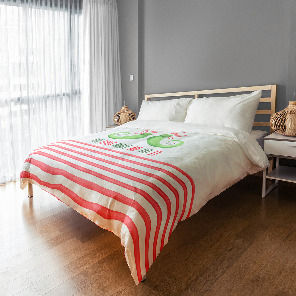 Elves Made Me King Brushed Poly Duvet Cover