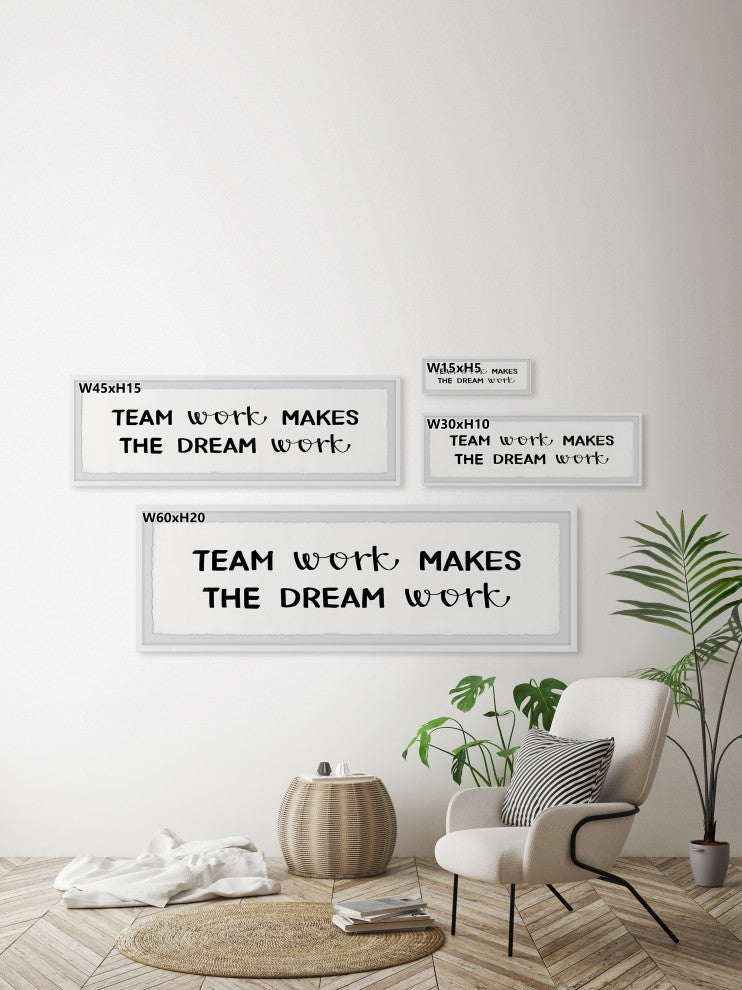 "The Dream Work" Framed Painting Print, 45x15
