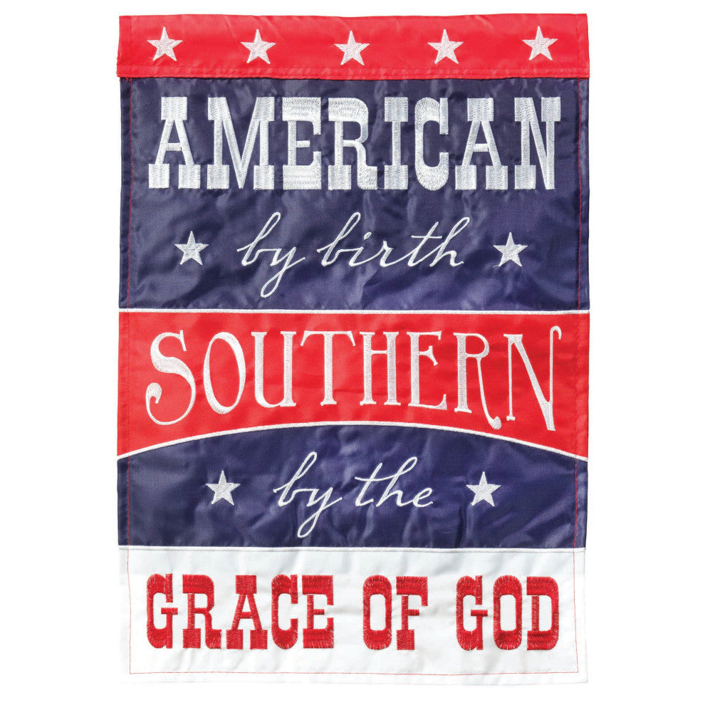 Flag American By Birth Polyester 29x42