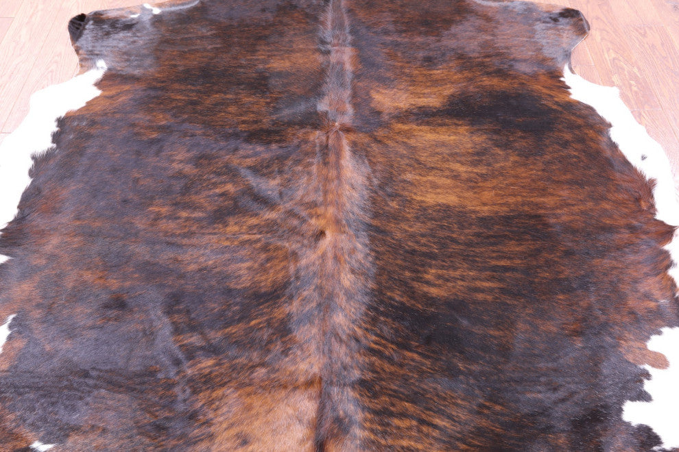 Organic Natural Hair-On Cowhide Area Rug 5' 10" X 6' 6" C1968