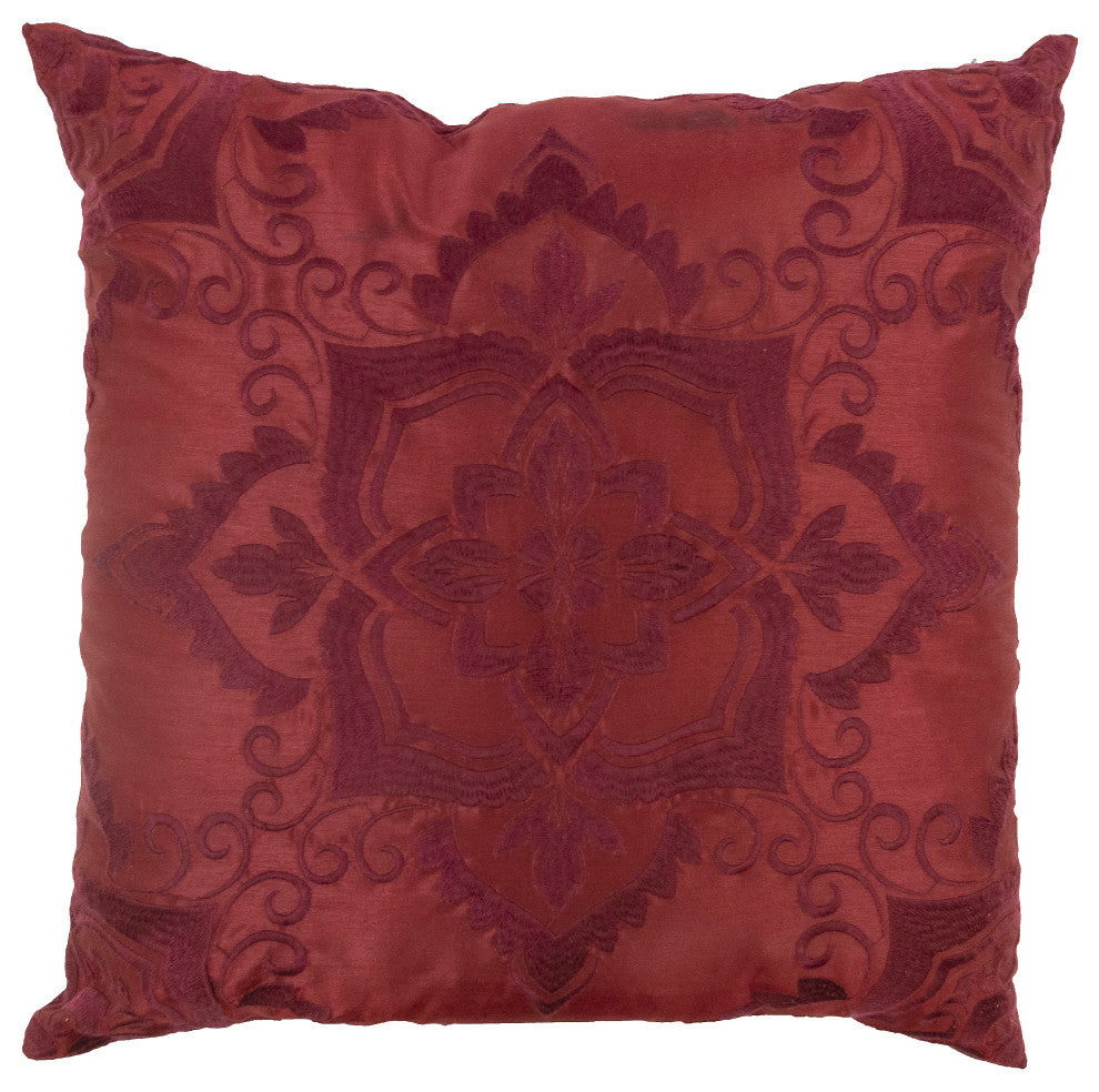 Dec Pillow, Spice Postage Stamp UCC, RED