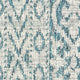 8" x 10" Blue Geometric Indoor Outdoor Area Rug