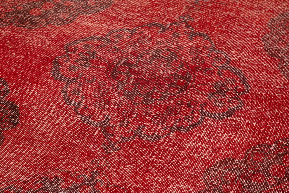Rug N Carpet - Hand-knotted Anatolian 4' 7" x 13' 1" Rustic Runner Rug