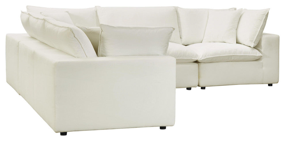 Cali Modular 5-piece L-Sectional, Natural