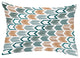 Arrow 14"x20" Abstract Decorative Outdoor Pillow, Teal
