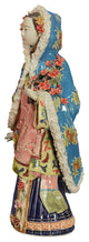 Chinese Porcelain Figurine, Lady in Winter Coat