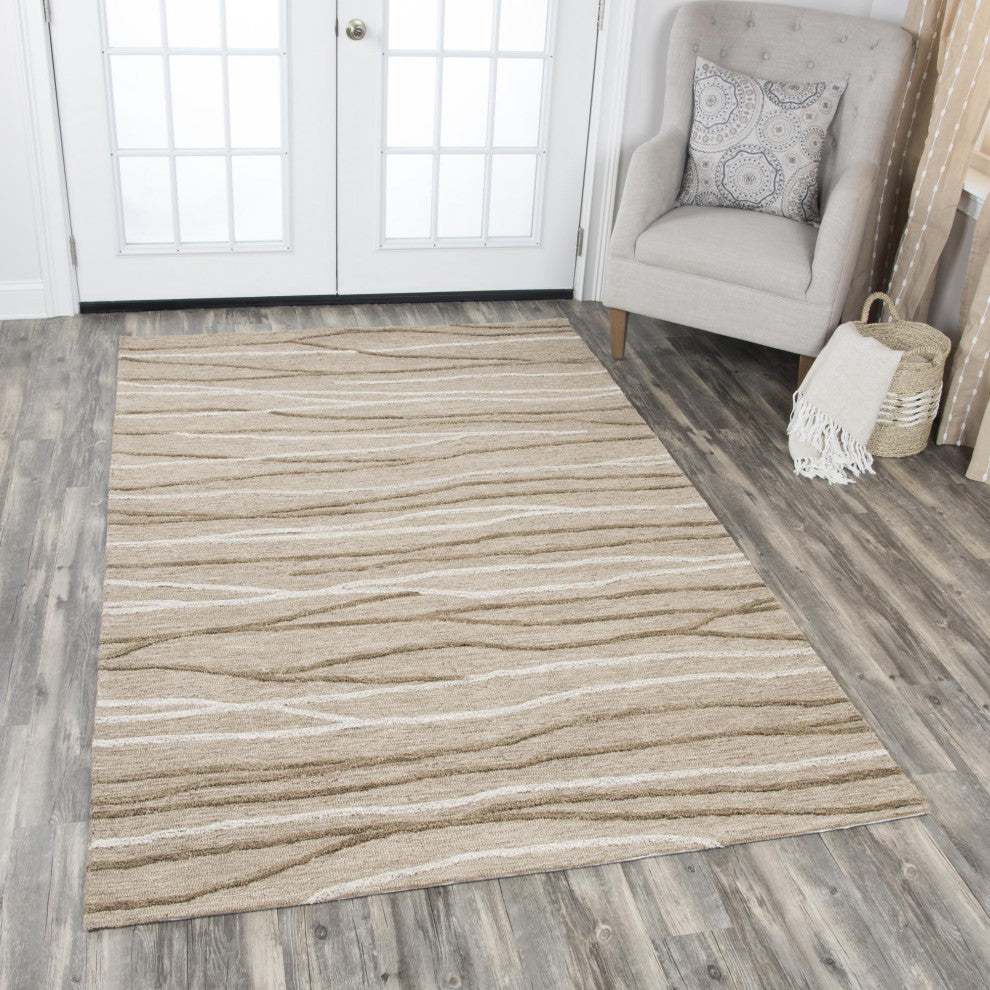 Rizzy Home ID969A Idyllic Area Rug 5'x8' Natural