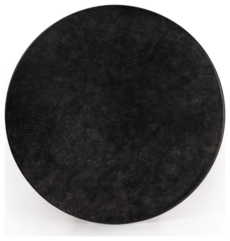 Kelden Coffee Table-Raw Black